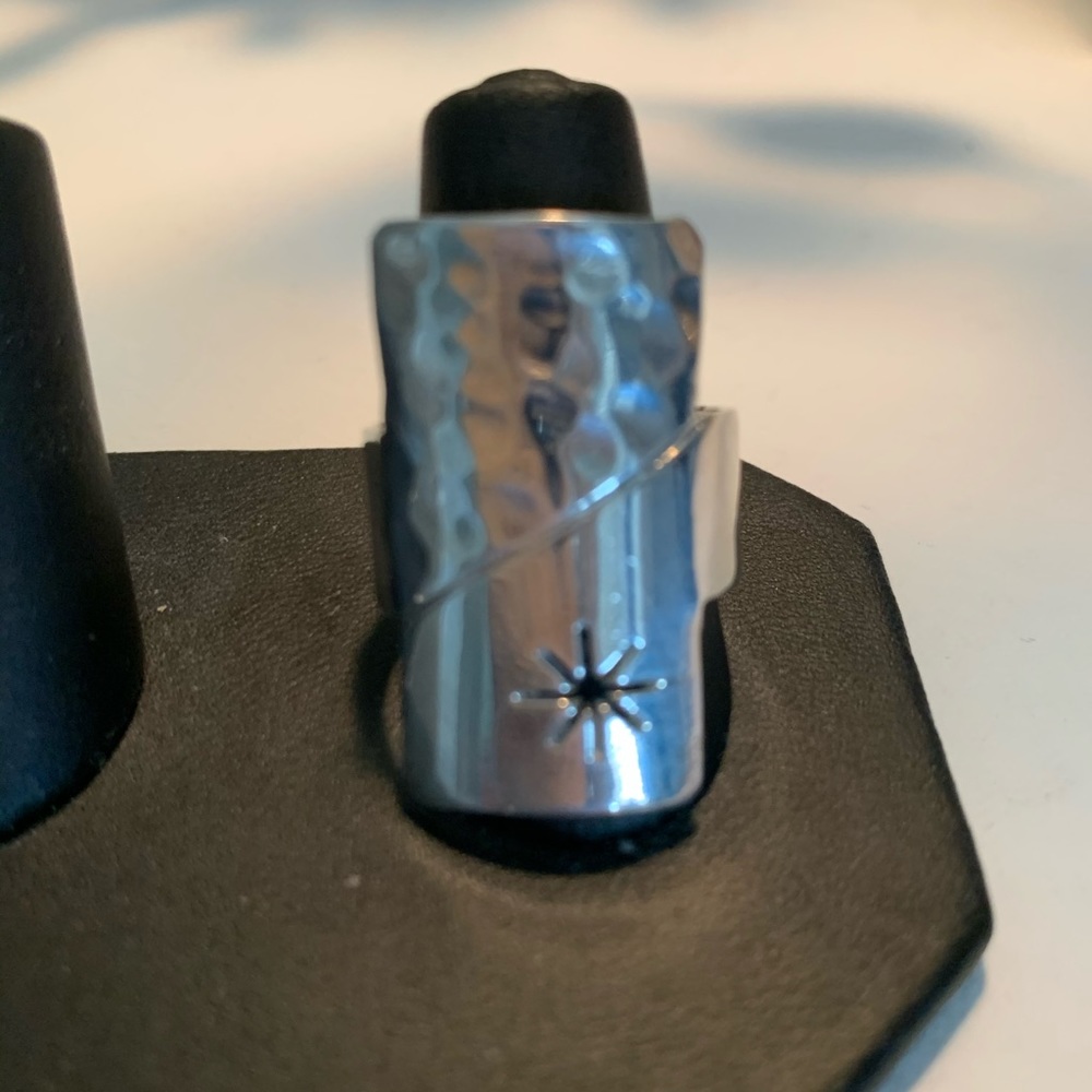 Abstract Handcrafted Sterling Silver Ring - image 6